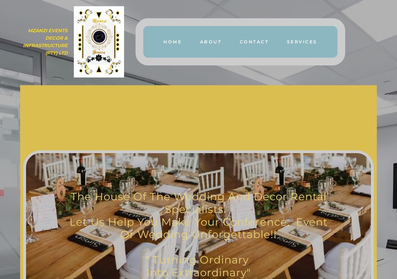 Decor and draping for a corporate gala